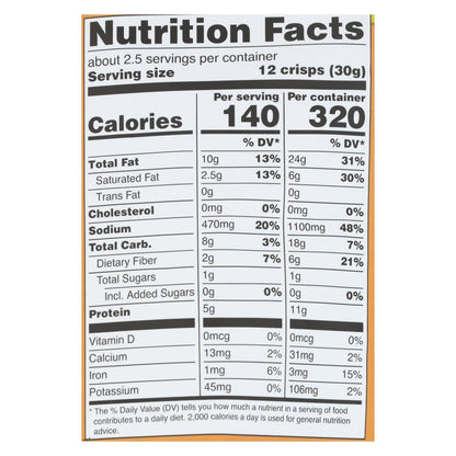 Hippie Snacks - Avocado Crsps Sea Salt - Case Of 8-2.5 Oz image 3