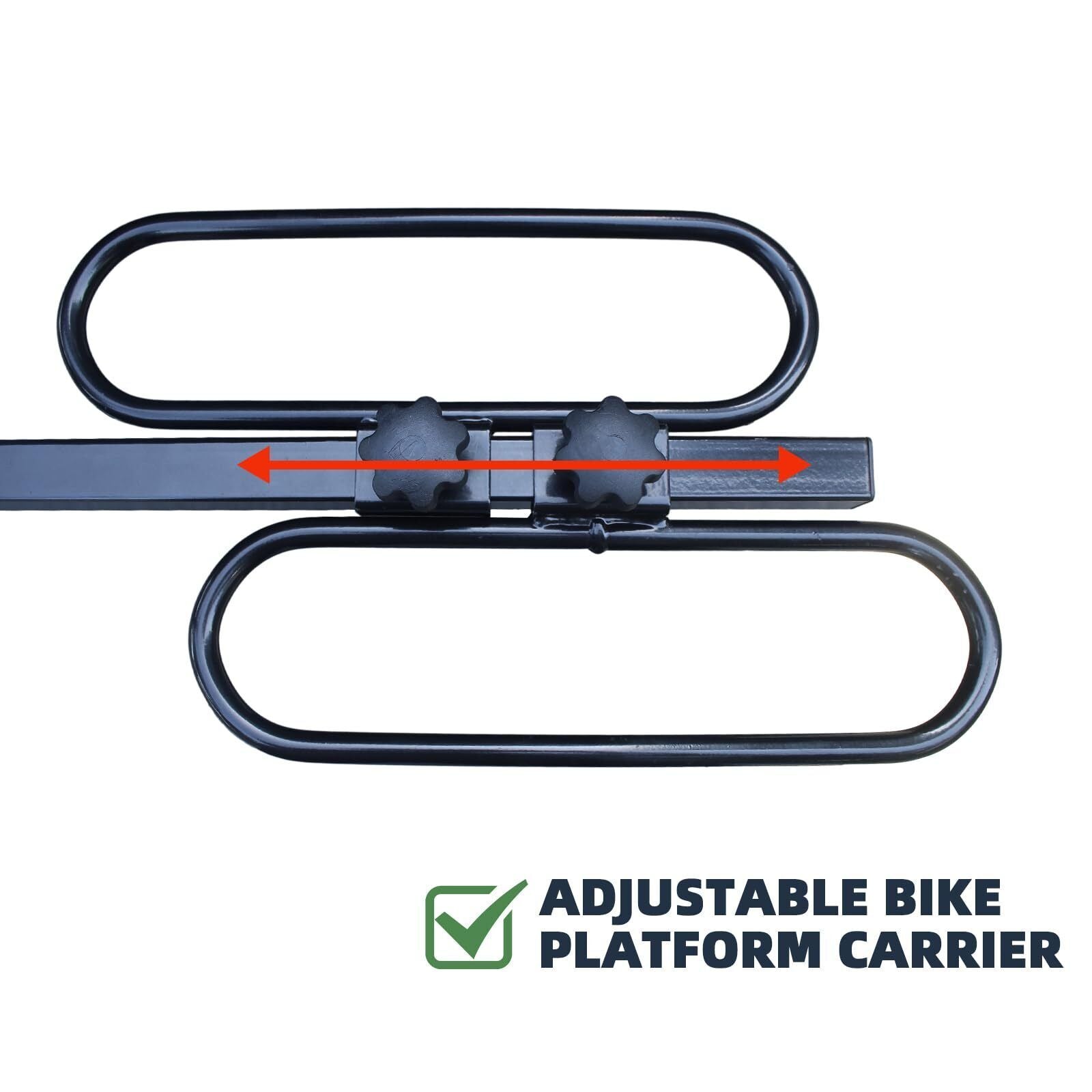 Hitch Mount Bike Rack, Heavy Weight Capacity Car Bike Rack 2'' Receiver for Standard, image 5