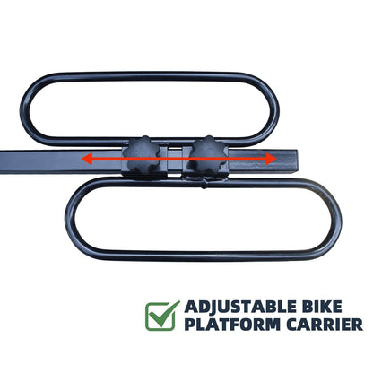 Hitch Mount Bike Rack, Heavy Weight Capacity Car Bike Rack 2'' Receiver for Standard, image 5
