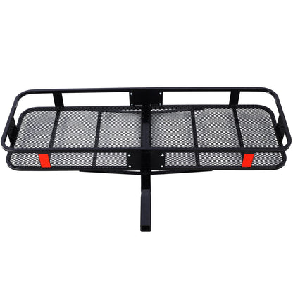 Hitch Mount Cargo Carrier Basket 60" X 21" X 6"+Waterproof Cargo Bag 13 Cubic Feet(56" 20" 20"),Hauling Weight Capacity  image 4