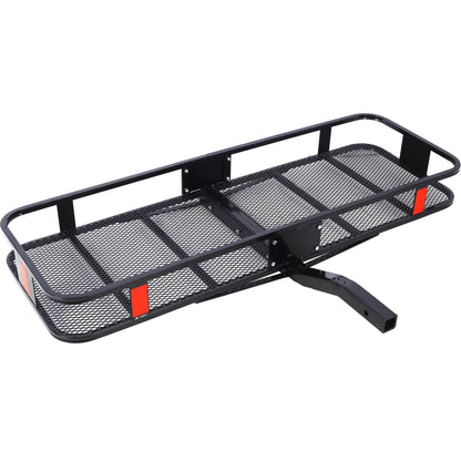 Hitch Mount Cargo Carrier Basket 60" X 21" X 6"+Waterproof Cargo Bag 13 Cubic Feet(56" 20" 20"),Hauling Weight Capacity  image 3