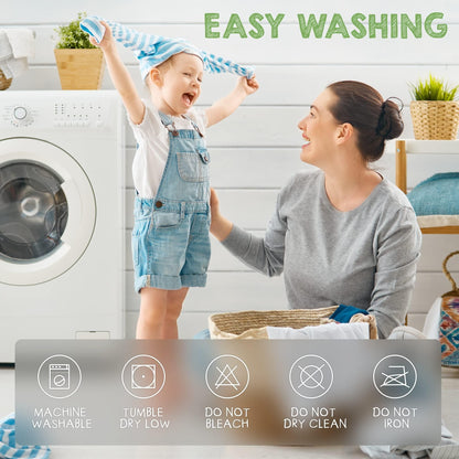 Hooded Baby Towels 33x33 Inches with Elephant Face Light Gray Baby Bath Towels Hooded with Ears 100% Woven Terry Cotton  image 5