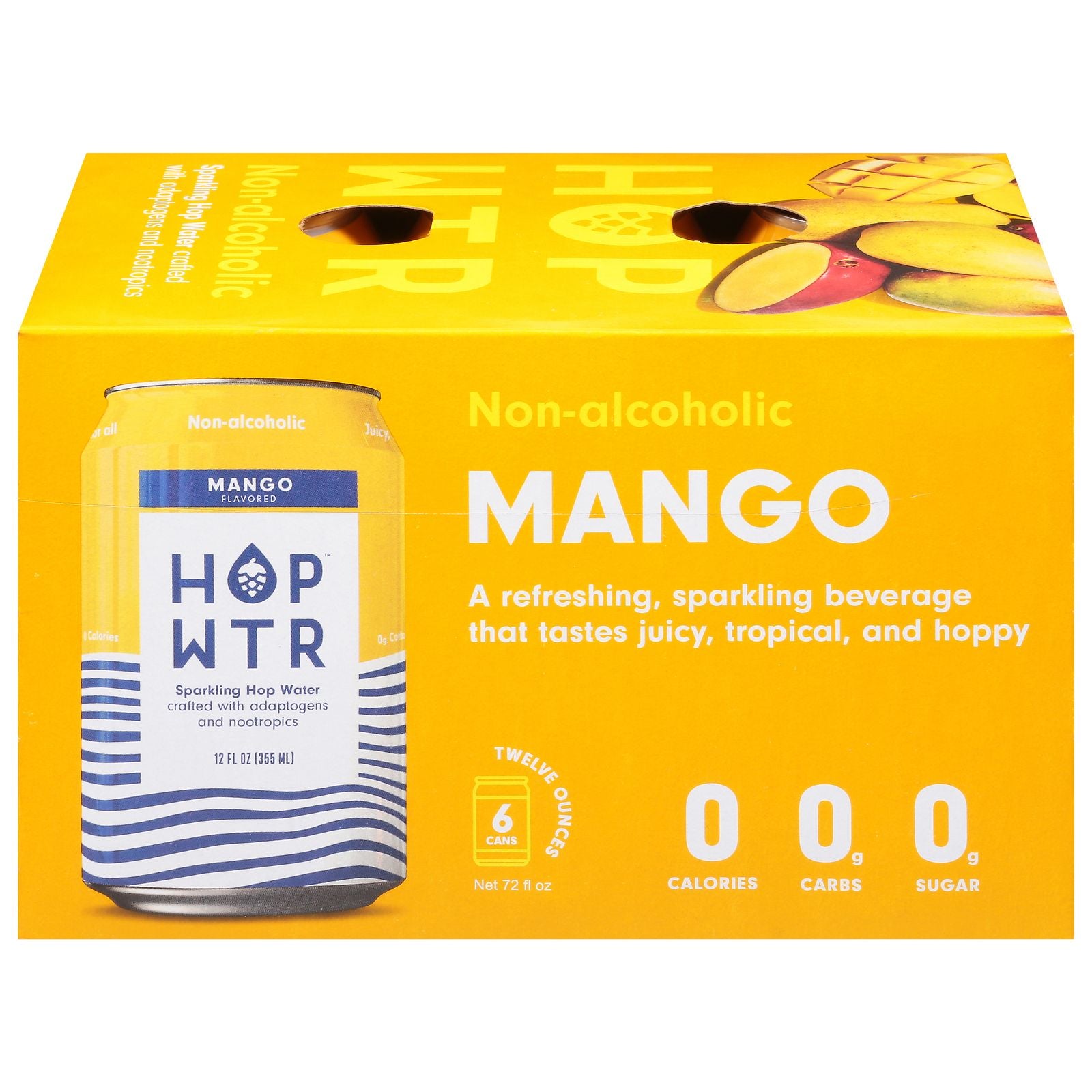 Hop Water - Hop Water Spk Mango 6pk - Case Of 4-6/12 Fz image 1