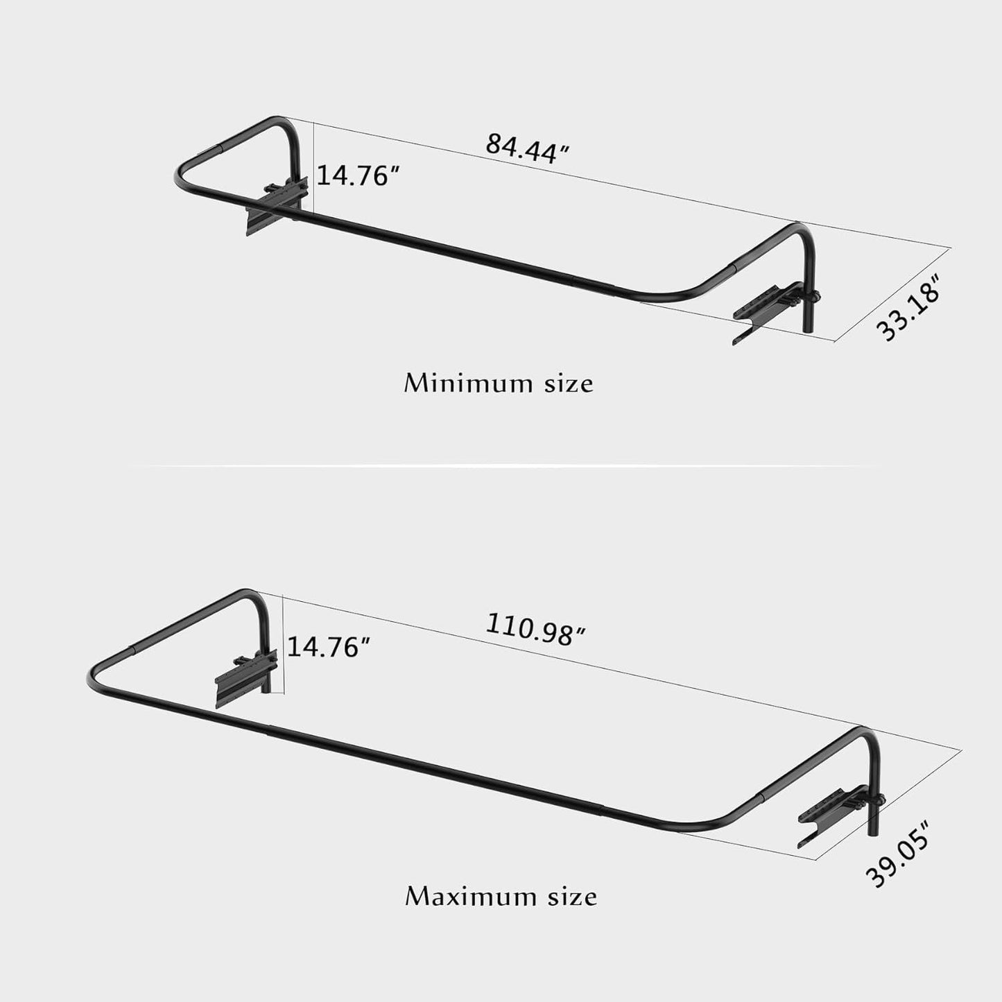 Hot Tub Cover Lift, Universal Spa Cover Lifts Side Mounted Cover Lifter with Adjustable Height Aluminum Reinforced Brack image 7