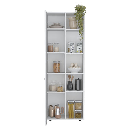 Hoyt Kitchen Pantry Storage Cabinet With and Five Interior and Exterior Shelves image 5