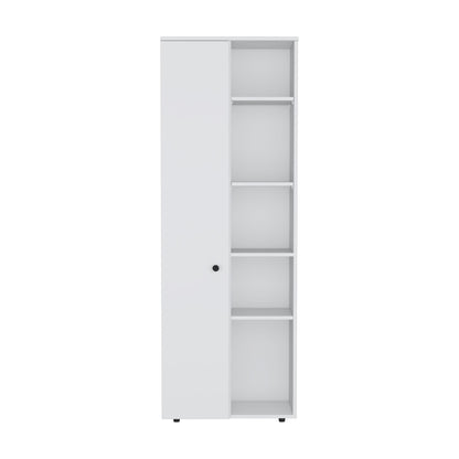 Hoyt Kitchen Pantry Storage Cabinet With and Five Interior and Exterior Shelves image 2