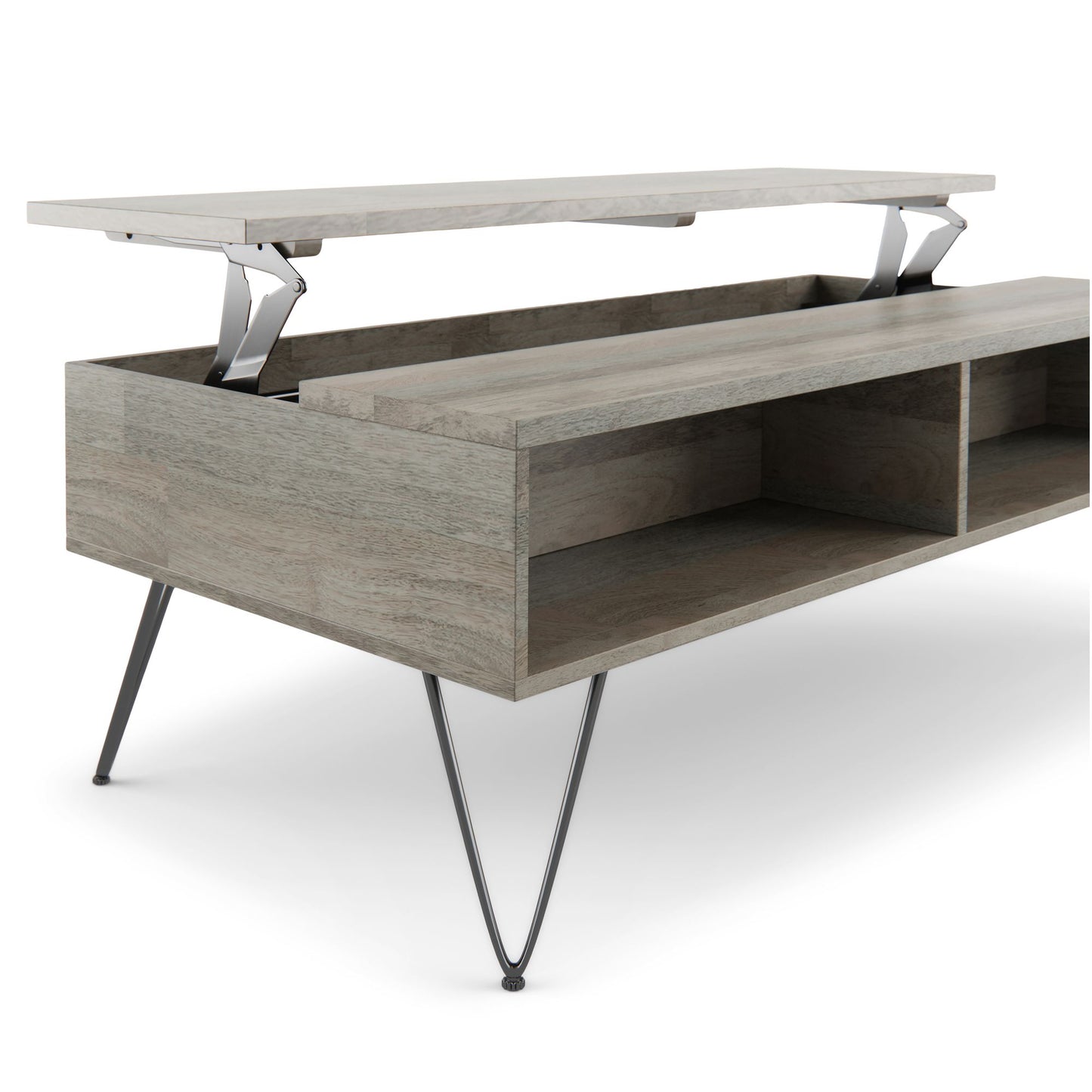 Hunter - Lift Top Coffee Table - Grey image 5