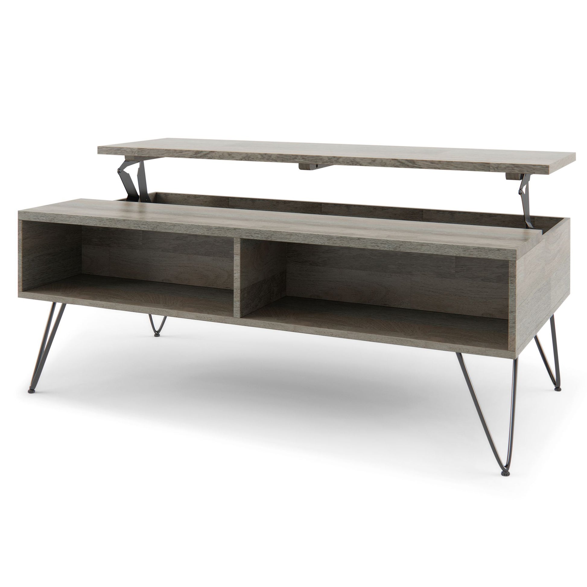 Hunter - Lift Top Coffee Table - Grey image 3