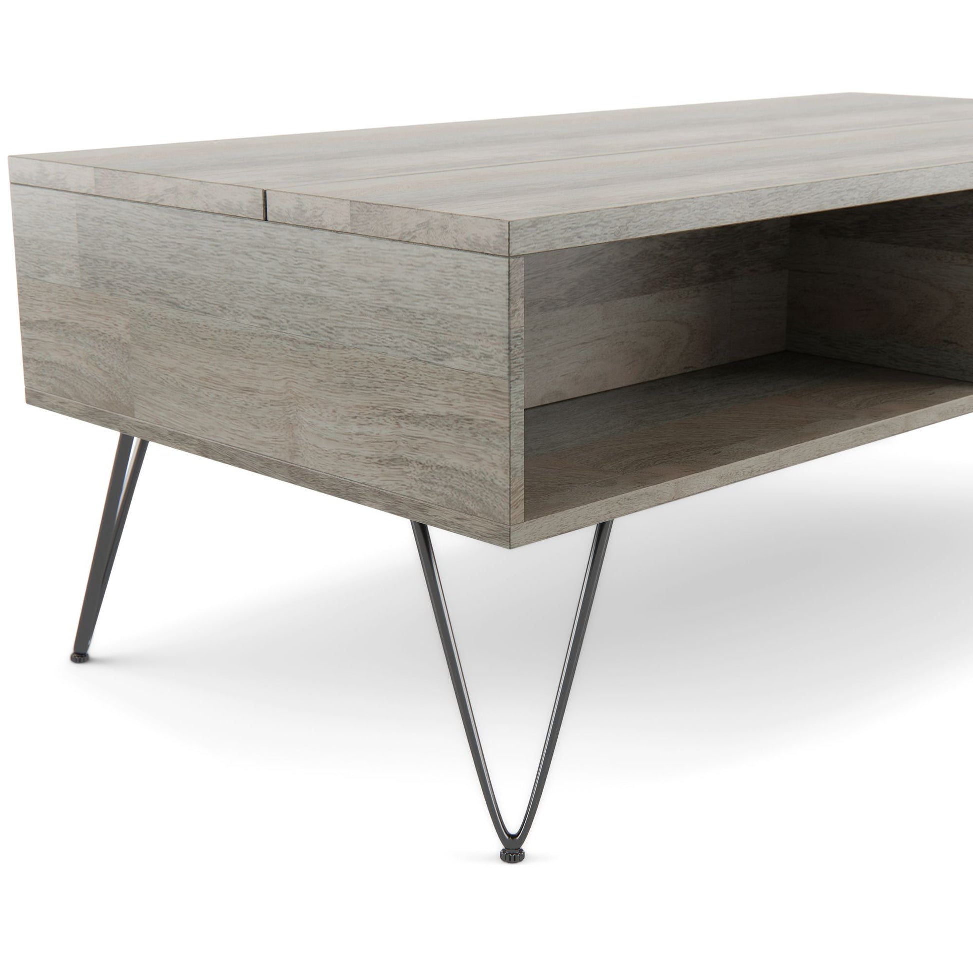 Hunter - Lift Top Coffee Table - Grey image 2