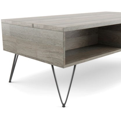 Hunter - Lift Top Coffee Table - Grey image 2