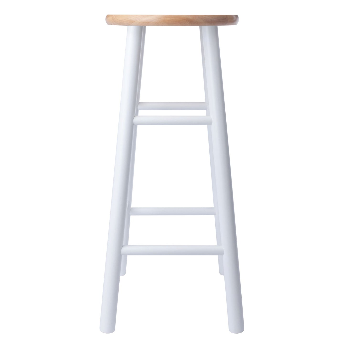 Huxton 2-Pc Bar Stools; 29"; Natural & White image 9