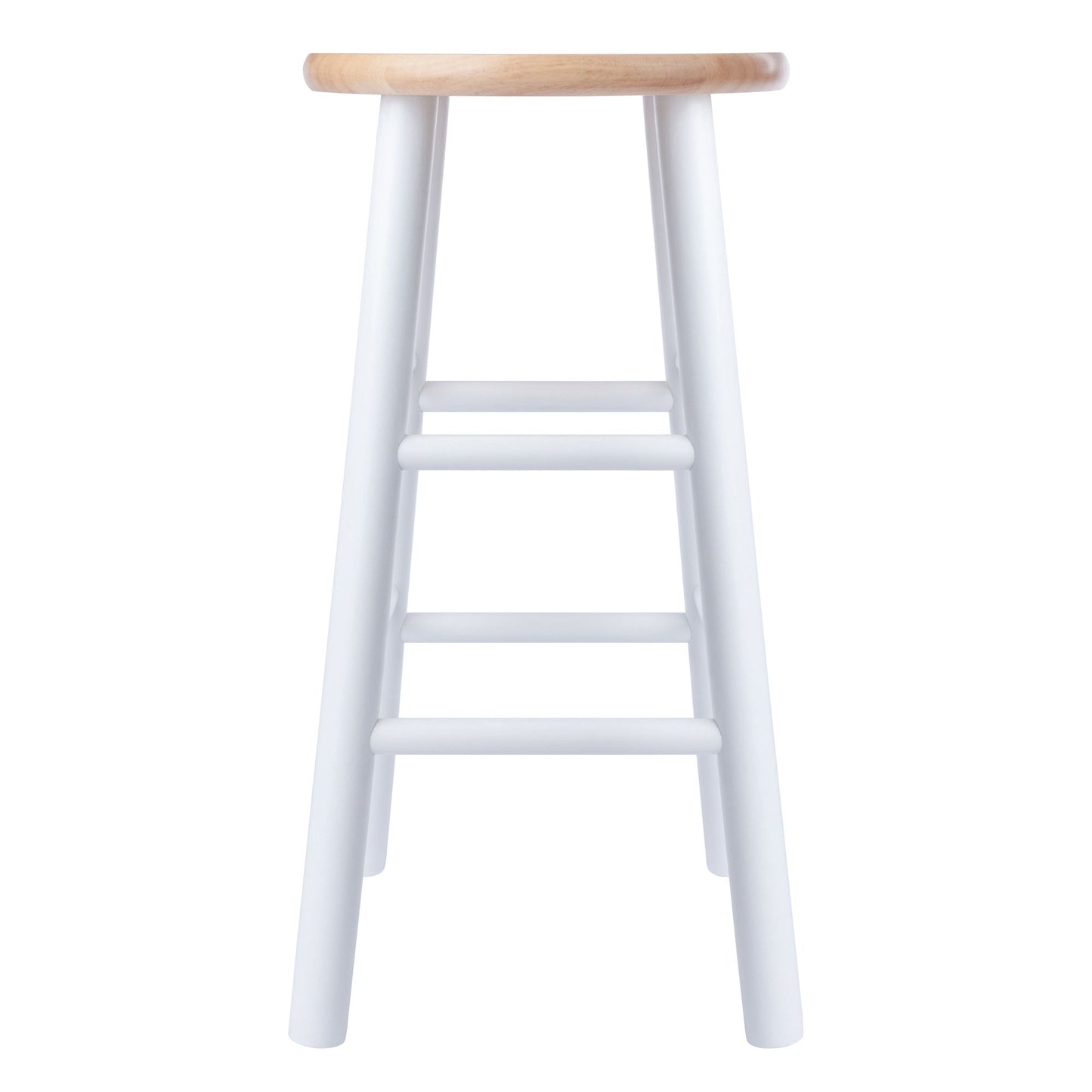 Huxton 2-Pc Counter Stools; 24"; Natural & White image 10