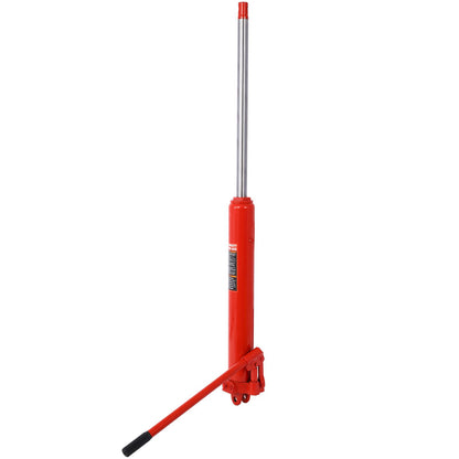 Hydraulic Long Ram Jack with Single Piston Pump and Clevis Base (Fits: Garage/Shop Cranes, Engine Hoists, and More): 8 T image 2