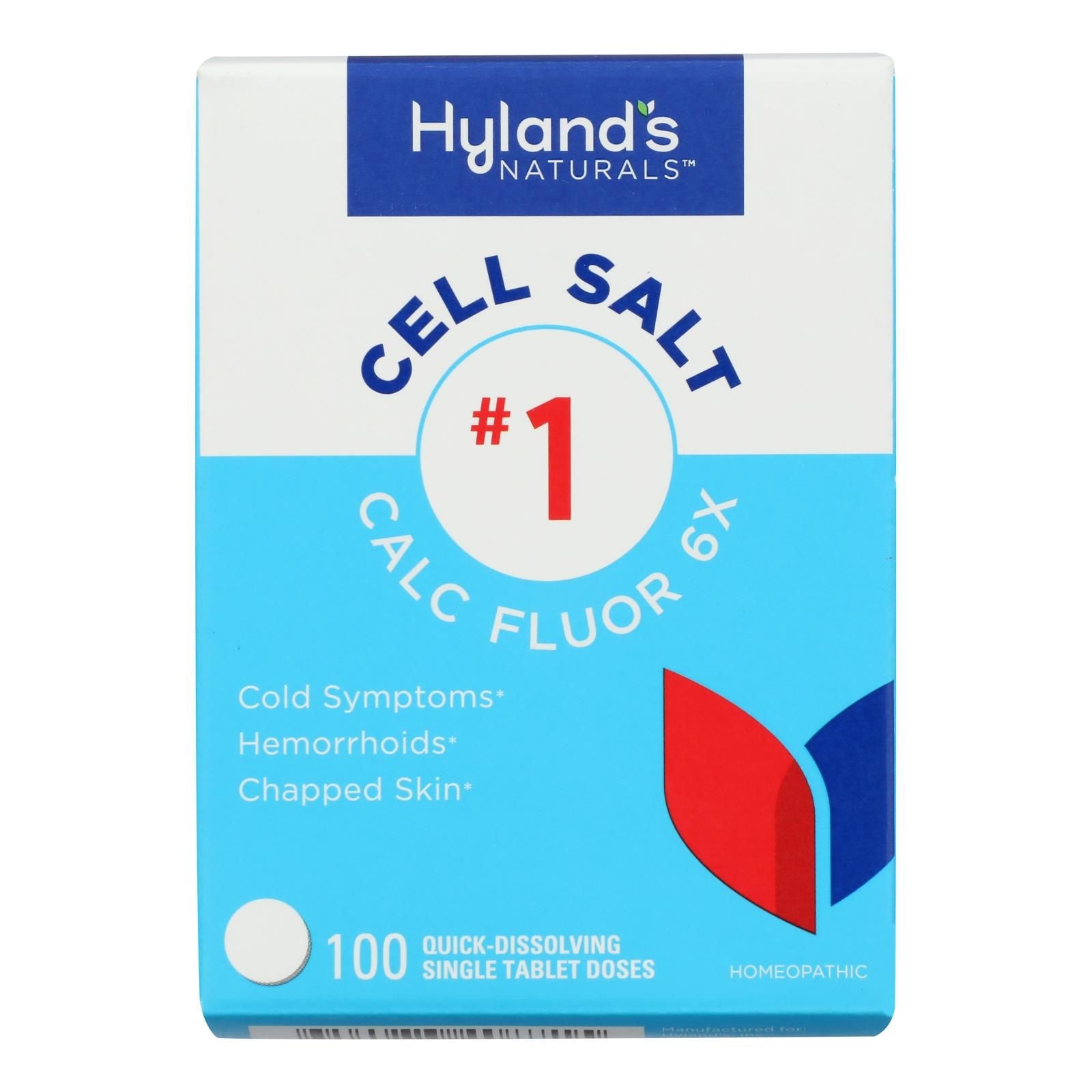 Hyland's - Calc Flour 6x Cell Salt - 1 Each-100 Tab image 1
