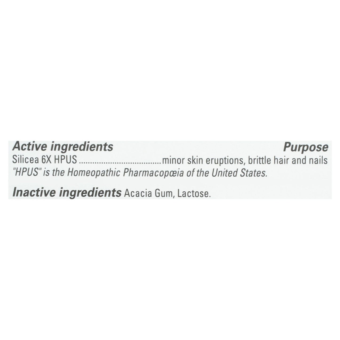 Hyland's - Silicea 6x #12 Cell Salts - 1 Each-100 Tab image 2