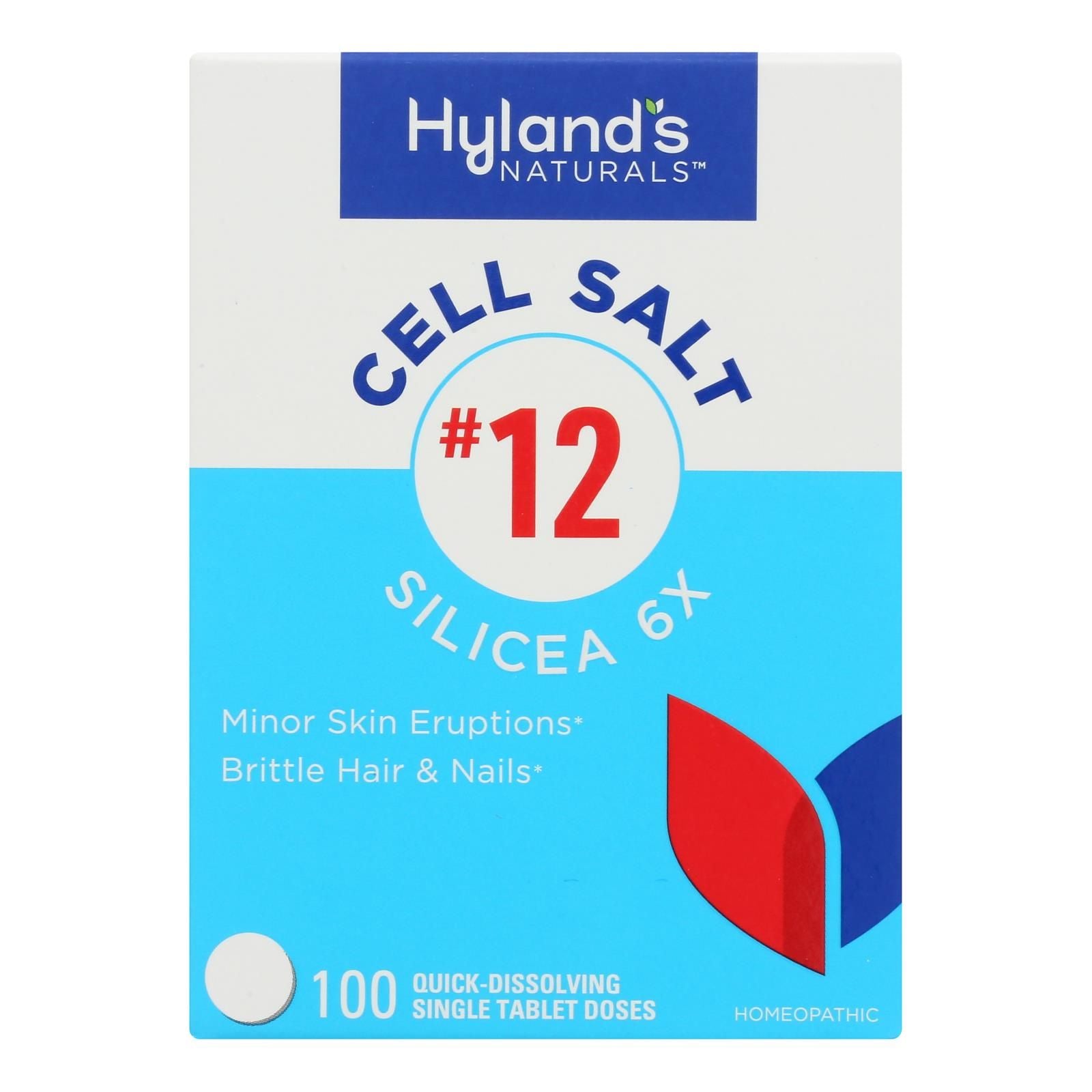 Hyland's - Silicea 6x #12 Cell Salts - 1 Each-100 Tab image 1