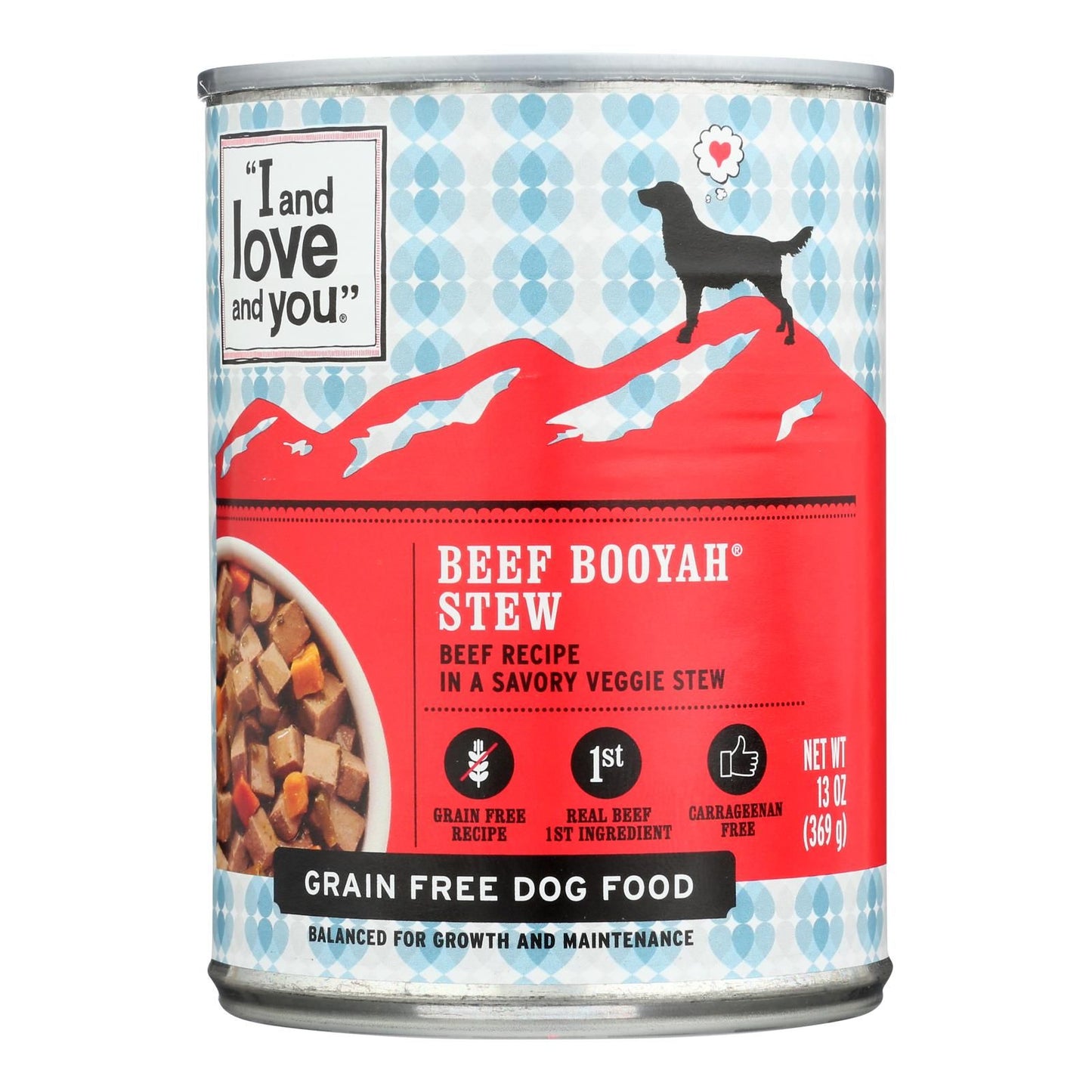 I And Love And You Beef Booyah Stew - Wet Food - Case Of 12 - 13 Oz. image 1