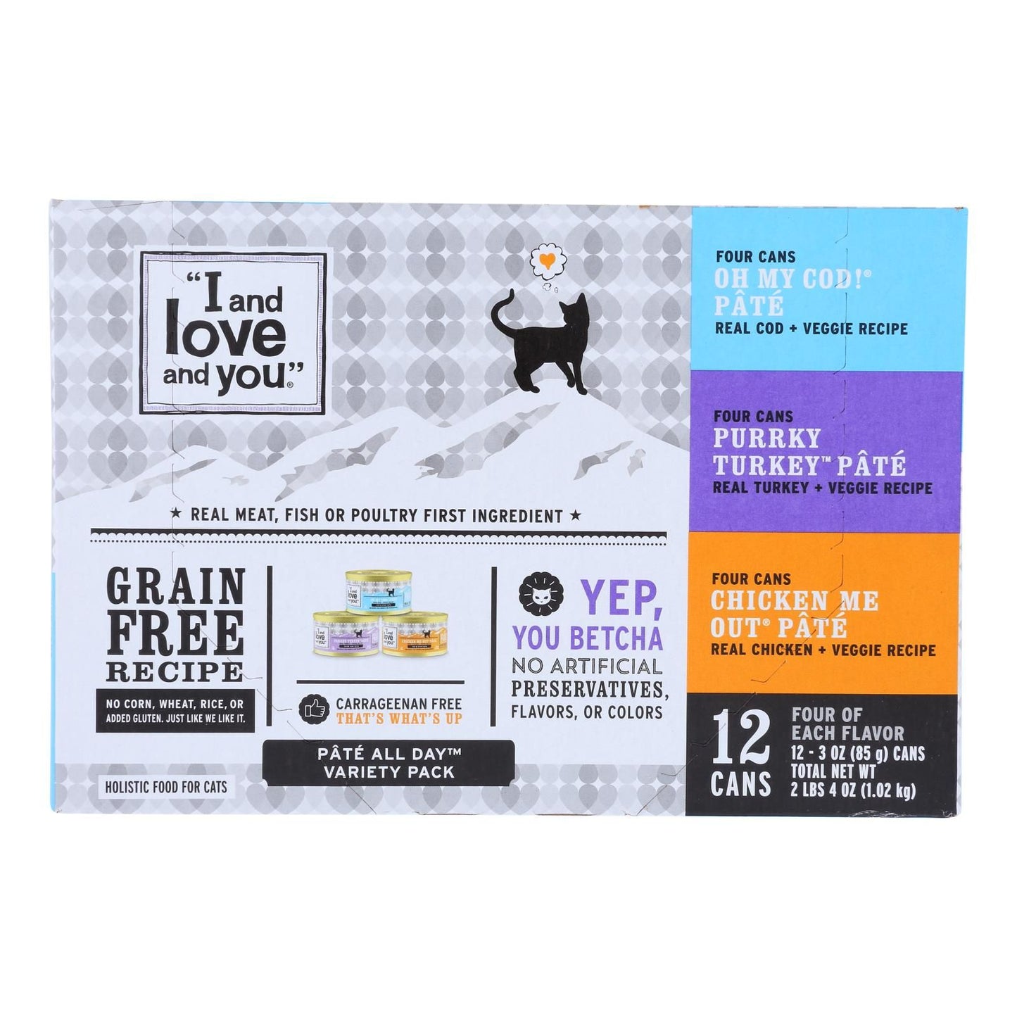 I And Love And You Holistic Food For Cats - Case Of 4 - 12/3 Oz image 1
