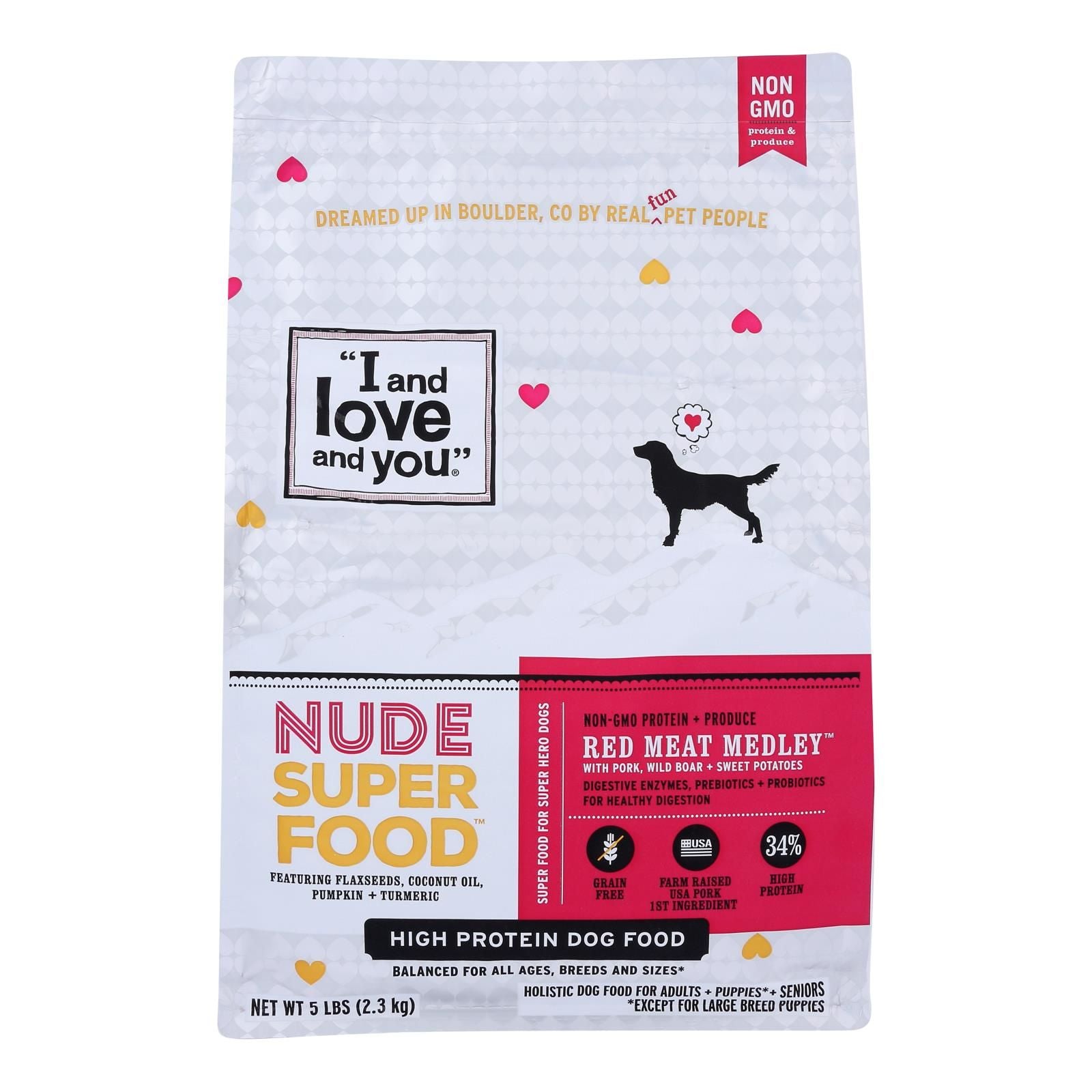 I And Love And You Red Meat Medley - Grain Free - Case Of 3 - 5 Lb. image 1