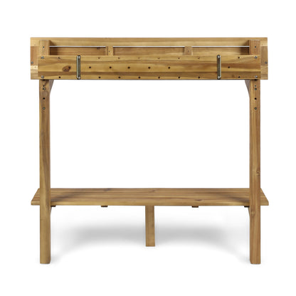 Wood BALCONY BAR TABLE image 8