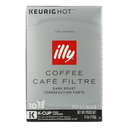 Illy Caffe Coffee - Kcups Black Dark Roasted - Case Of 6 - 10 Count image 1