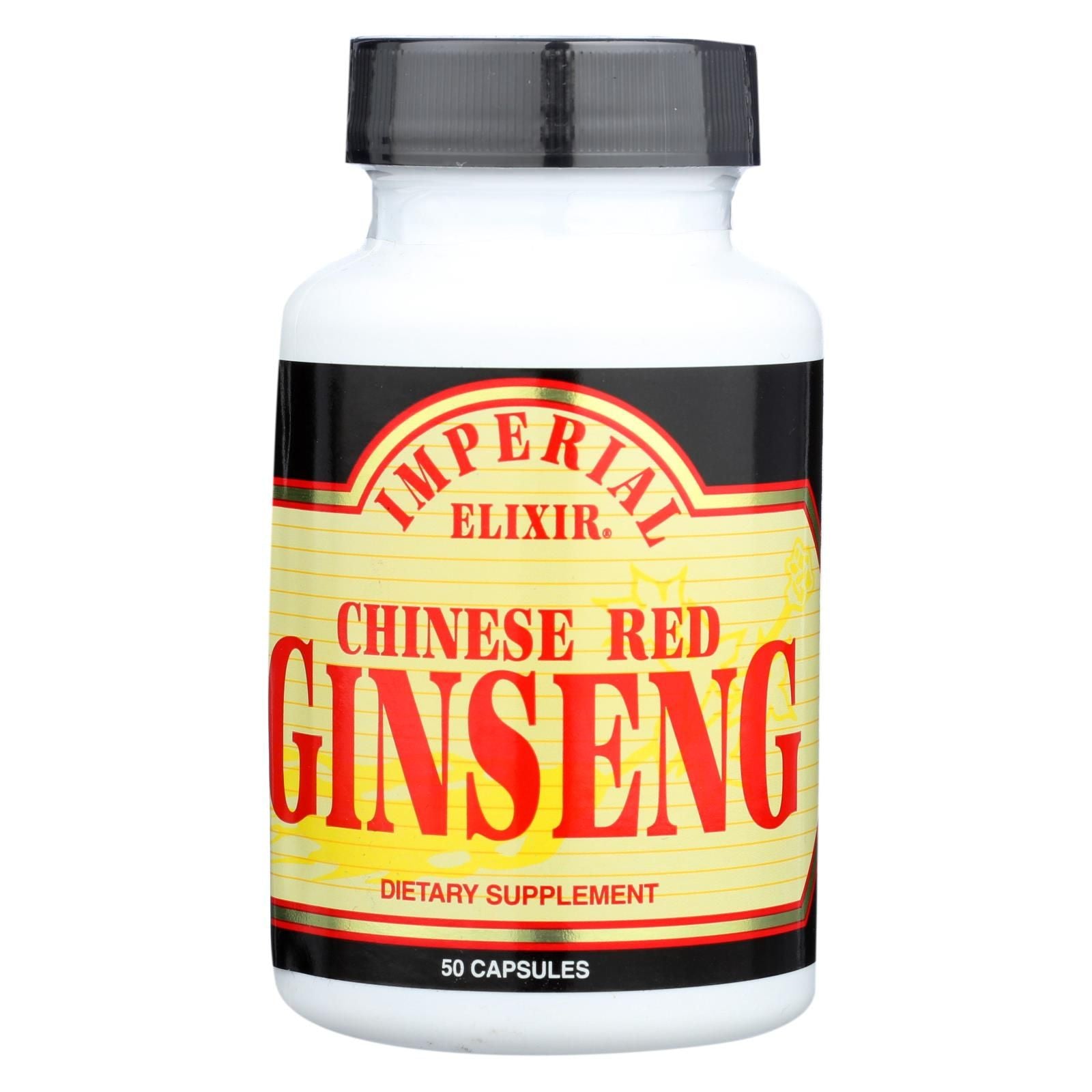 Imperial Elixir Chinese Red Ginseng - 500 Mg - 50 Capsules image 2