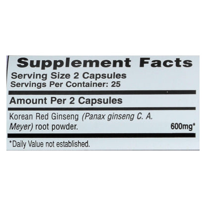 Imperial Elixir Ginseng Korean Red - 50 Caps image 3