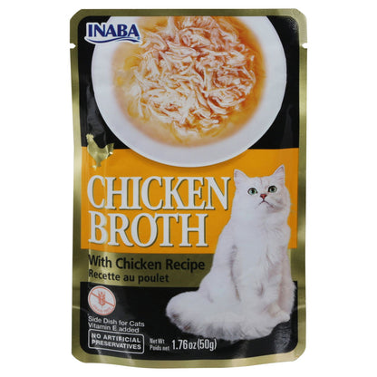 Inaba - Cat Food Chicken Broth - Case Of 8-1.76 Oz image 1