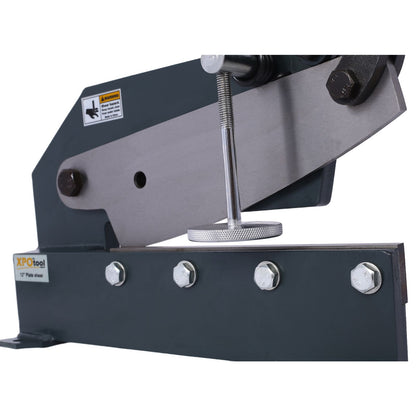 Industrial 10-Inch Sheet Metal Plate Shear, Solid Construction Mounting Type Metal Shear, High Precision Manual Hand Pla image 8