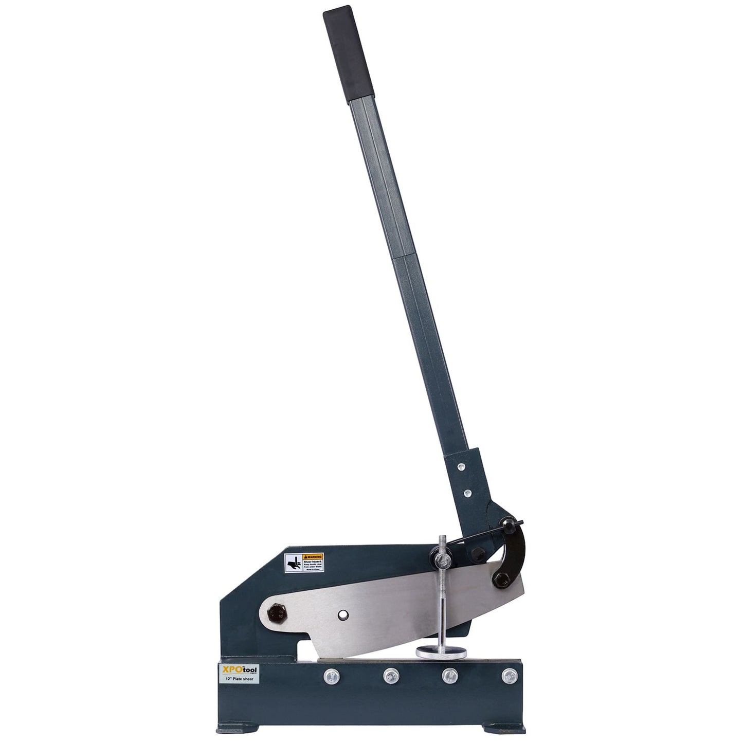 Industrial 10-Inch Sheet Metal Plate Shear, Solid Construction Mounting Type Metal Shear, High Precision Manual Hand Pla image 9
