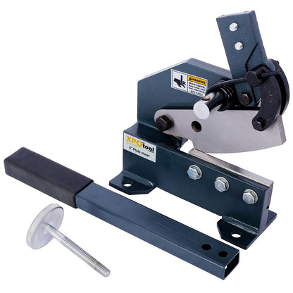 Industrial 5-Inch Sheet Metal Plate Shear, Solid Construction Mounting Type Metal Shear, High Precision Manual Hand Plat image 8