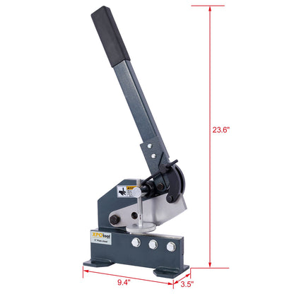 Industrial 5-Inch Sheet Metal Plate Shear, Solid Construction Mounting Type Metal Shear, High Precision Manual Hand Plat image 6