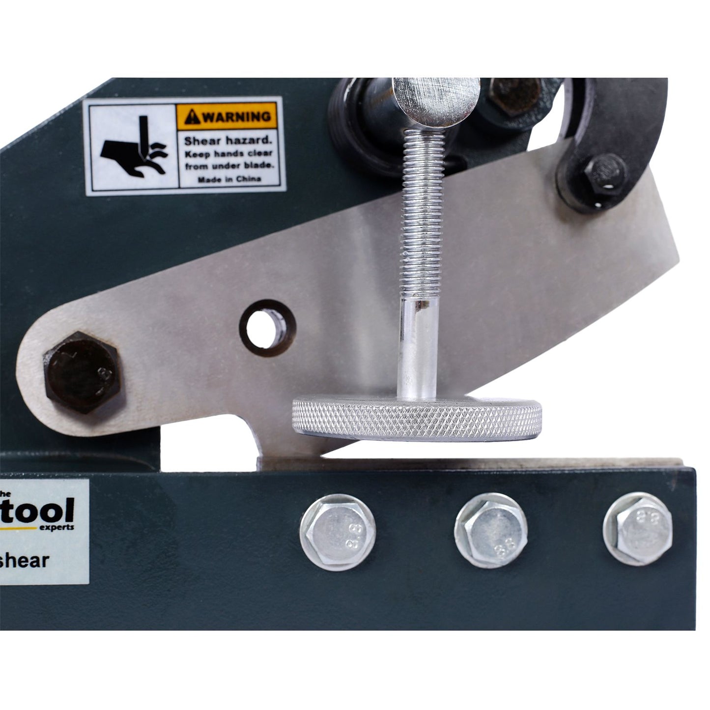 Industrial 6-Inch Sheet Metal Plate Shear, Solid Construction Mounting Type Metal Shear, High Precision Manual Hand Plat image 4