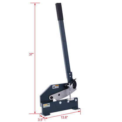 Industrial 8-Inch Sheet Metal Plate Shear, Solid Construction Mounting Type Metal Shear, High Precision Manual Hand Plat image 3