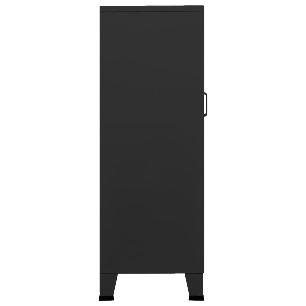 Industrial Storage Chest Black 27.6"x15.7"x45.3" Metal image 4