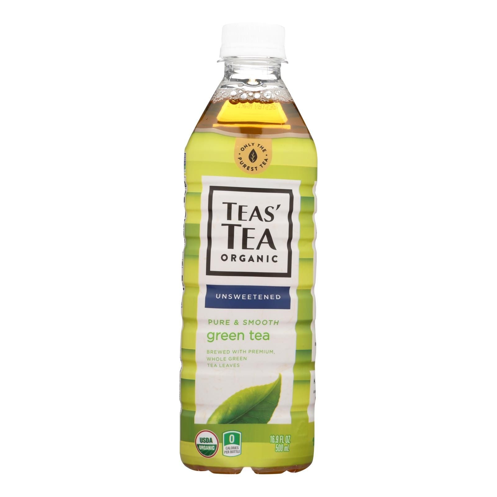 Itoen Organic Tea - Pure Green Bottle - Case Of 12 - 16.9 Fl Oz image 2