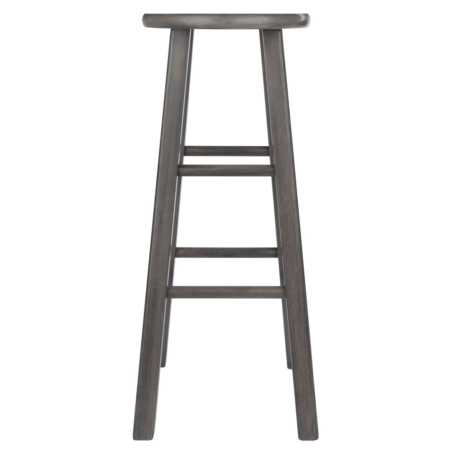 Ivy Square Leg Bar Stool; Rustic Oyster Gray image 5