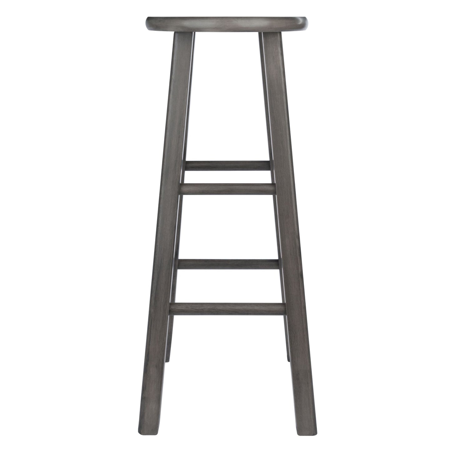Ivy Square Leg Bar Stool; Rustic Oyster Gray image 4