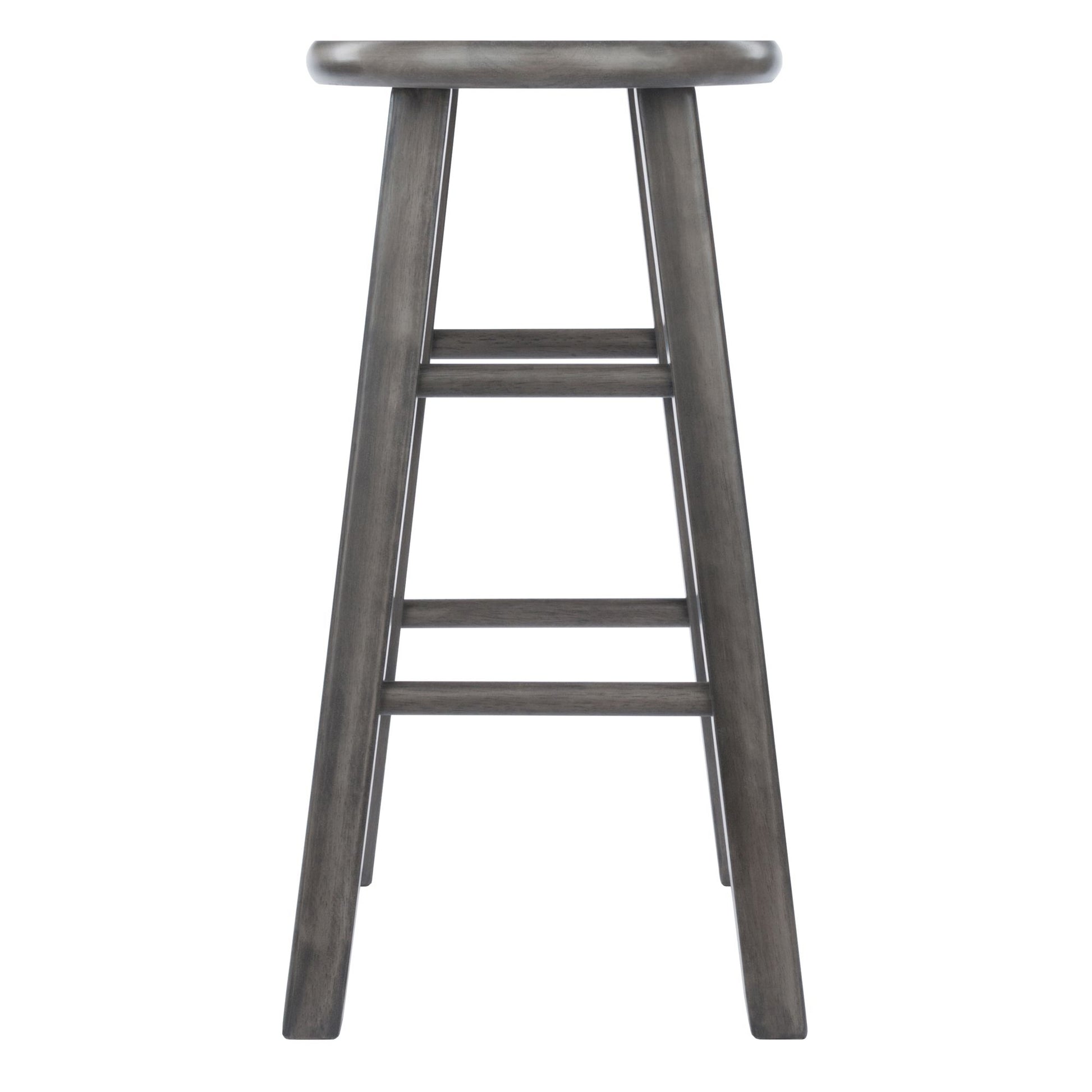 Ivy Square Leg Counter Stool; Rustic Oyster Gray image 5