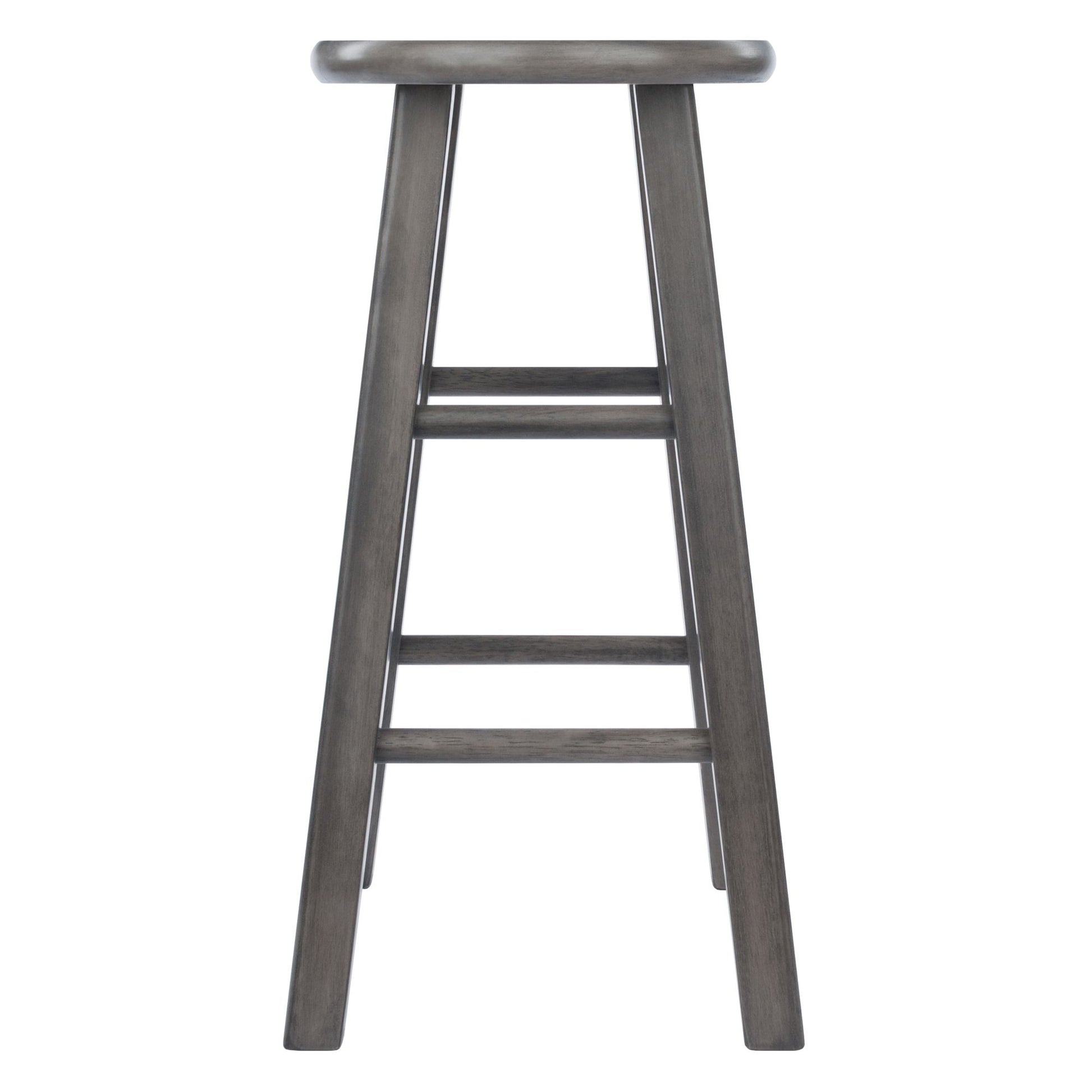 Ivy Square Leg Counter Stool; Rustic Oyster Gray image 4