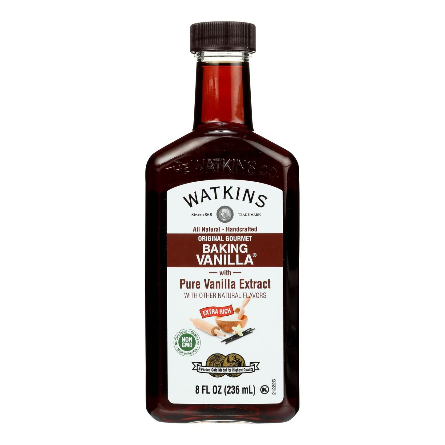 J. R. Watkins Original Gourmet Baking Vanilla - 1 Each - 8 Fz image 1