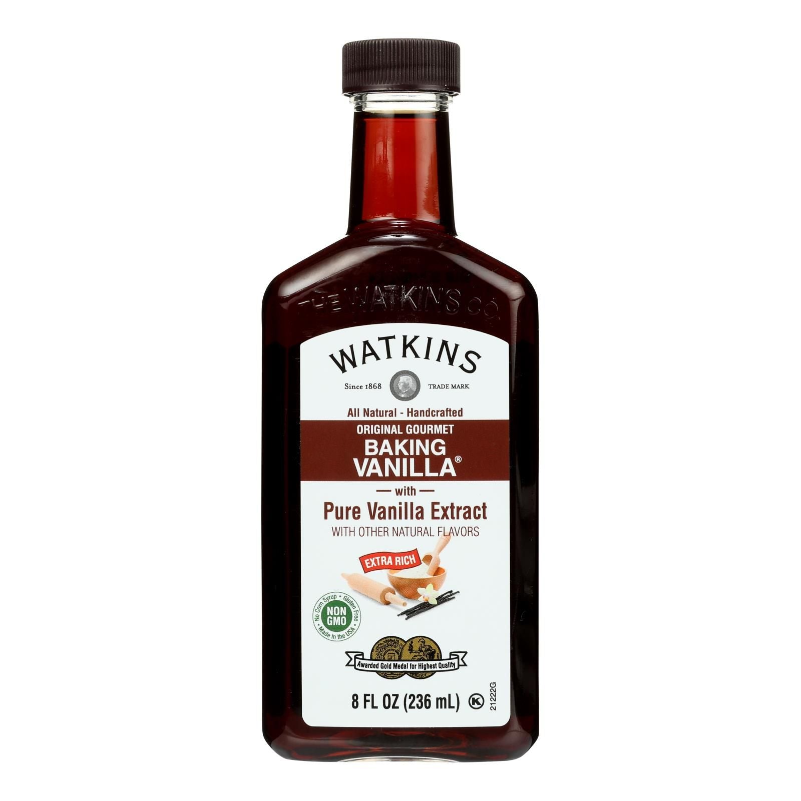 J. R. Watkins Original Gourmet Baking Vanilla - 1 Each - 8 Fz image 1