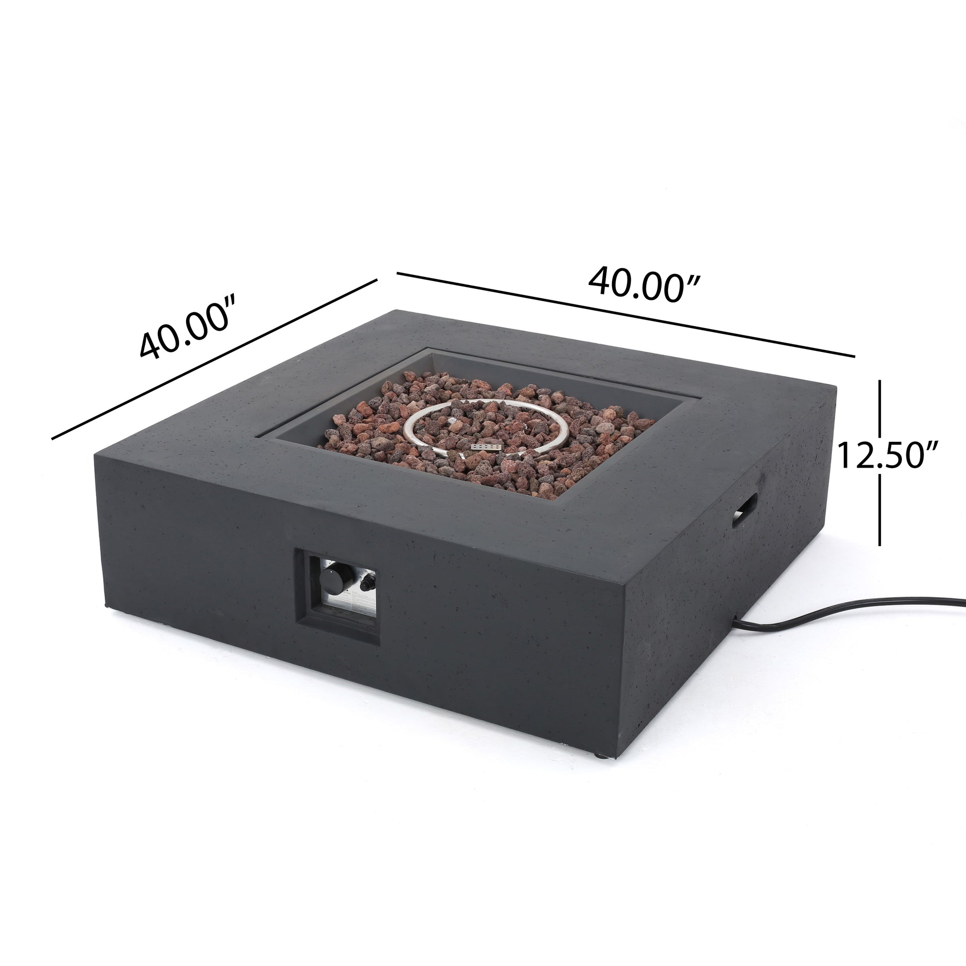 50 000 BTU SQUARE MGO FIRE TABLE (Tank Cover not Included) image 8