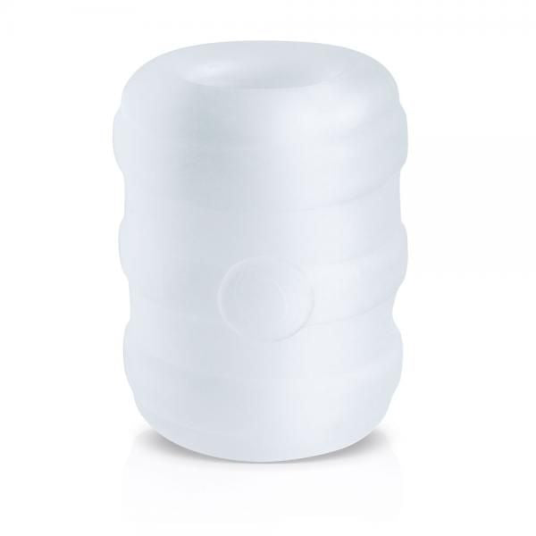 Jackits Throttle Stroker Clear - Ultra soft male masturbation stroker by Screaming O