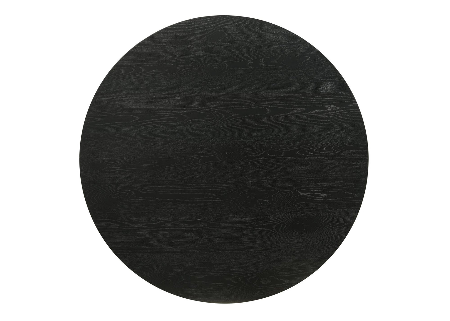 Jasper Ebony Black 29"W Round Coffee Table image 2