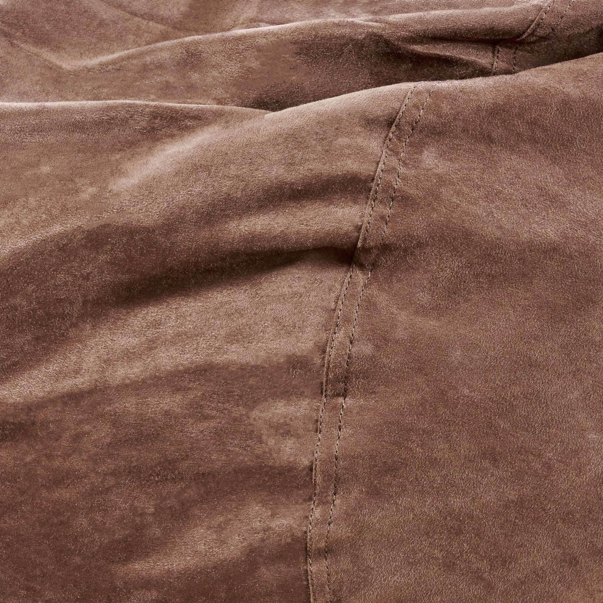 Jasper Traditional 8 Foot Cylindrical Suede Bean Bag, Brown image 4