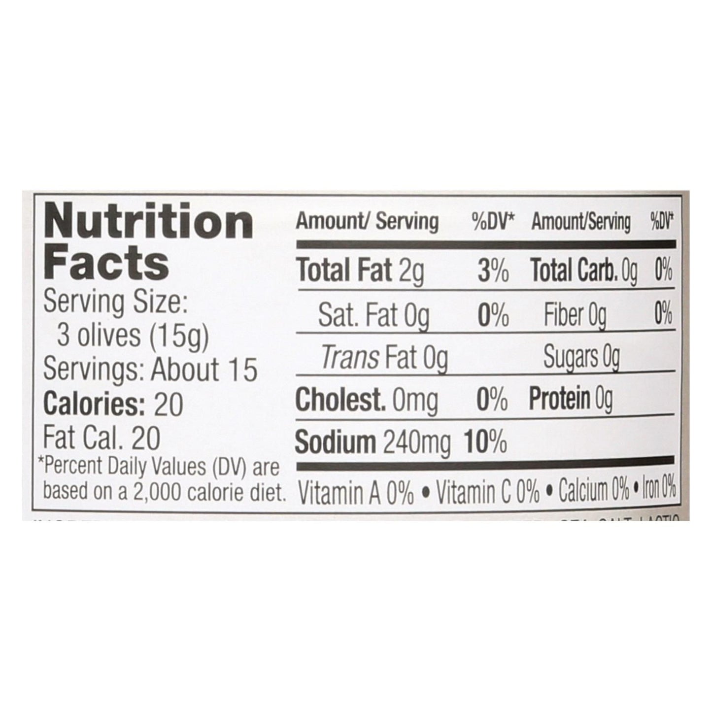 Jeff's Garden - Castelvetrano Olives - Pitted - Case Of 6 - 5.5 Oz. image 2