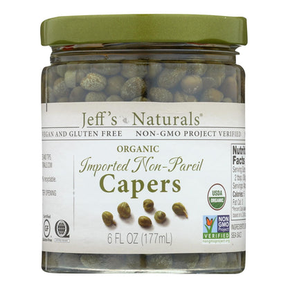 Jeff's Natural Jeff's Natural Imported Non Pareil Capers - Capers - Case Of 6 - 6 Oz. image 1