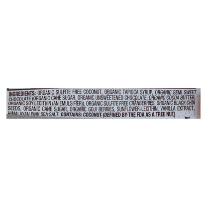 Jennie's Organic Goji Moji Raw Coconut Bar - Case Of 12 - 1.5 Oz. image 2