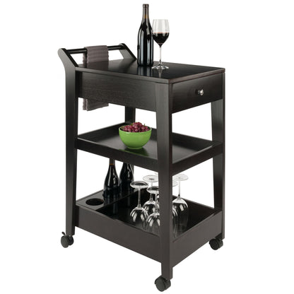 Jeston Entertainment Cart; Espresso image 1